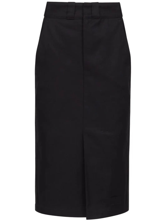 High-Rise Midi Skirt