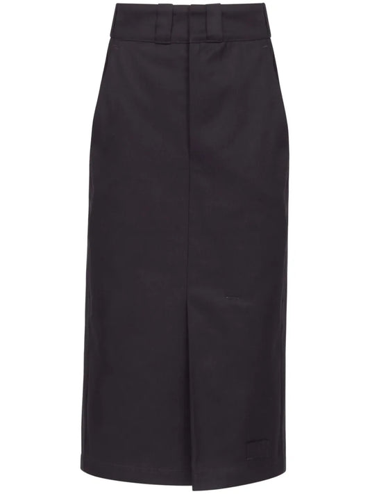 High-Rise Midi Skirt