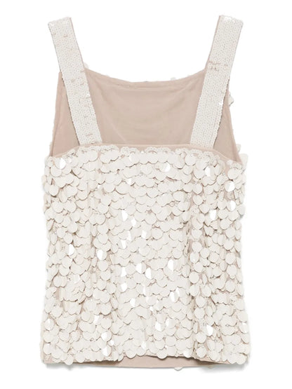 Paillette-Embellished Top