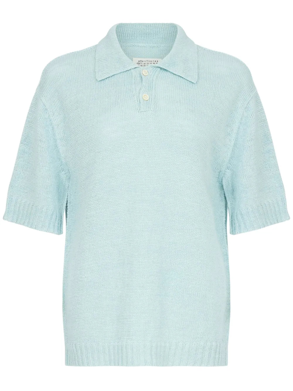 Short-Sleeve Hemp Polo Top