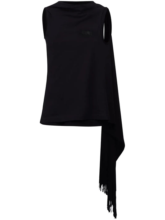 Numbers-Motif Tank Top