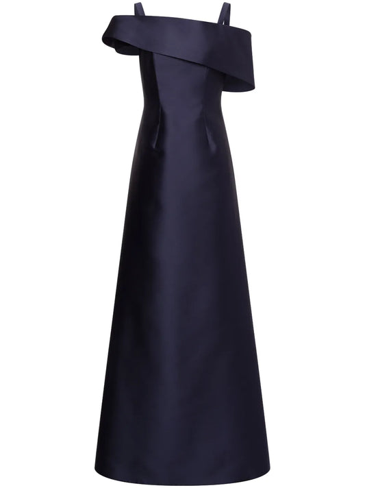 Off-Shoulder Flared Gown