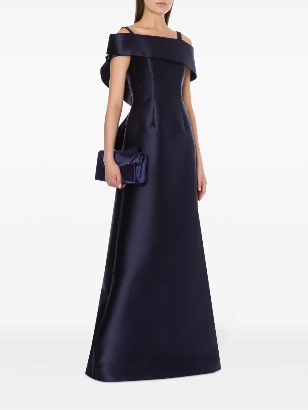 Off-Shoulder Flared Gown