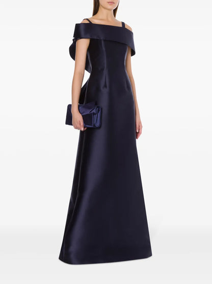 Off-Shoulder Flared Gown