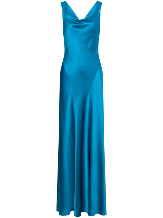 Cowl-Neck Gown