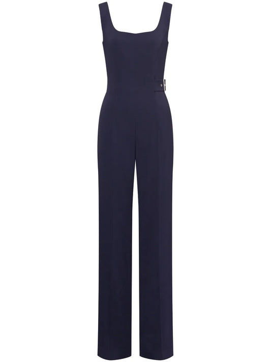 Crossover-Strap Jumpsuit