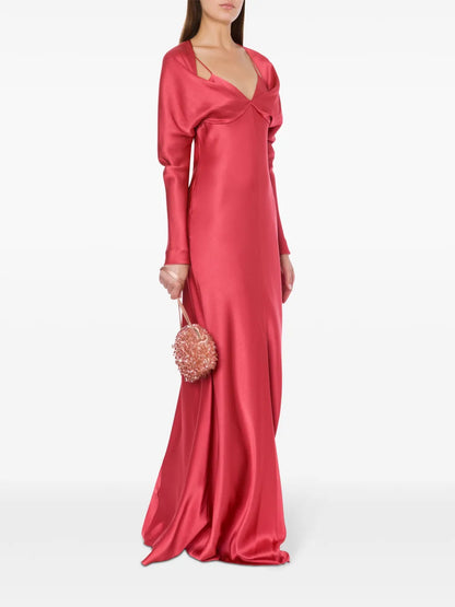 Satin Maxi Dress