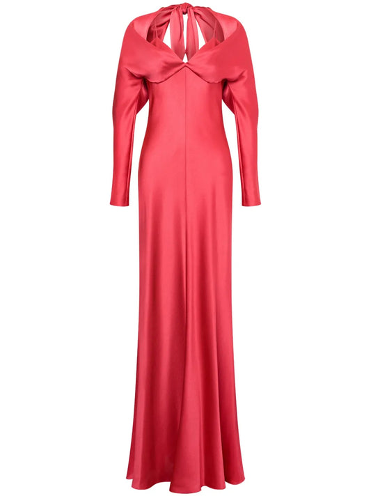 Satin Maxi Dress