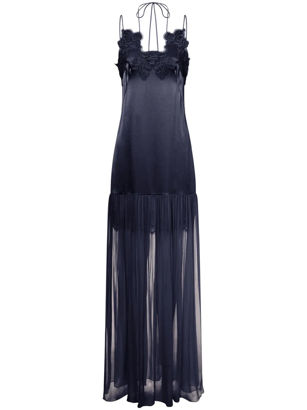 Lace-Trimmed Gown