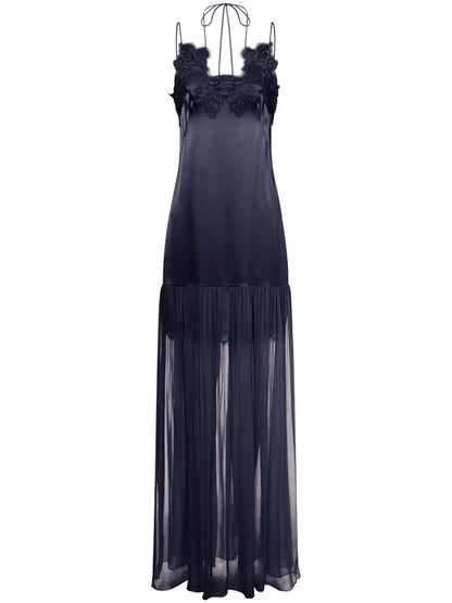 Lace-Trimmed Gown