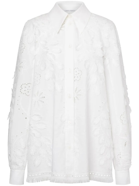 Embroidered-Design Shirt