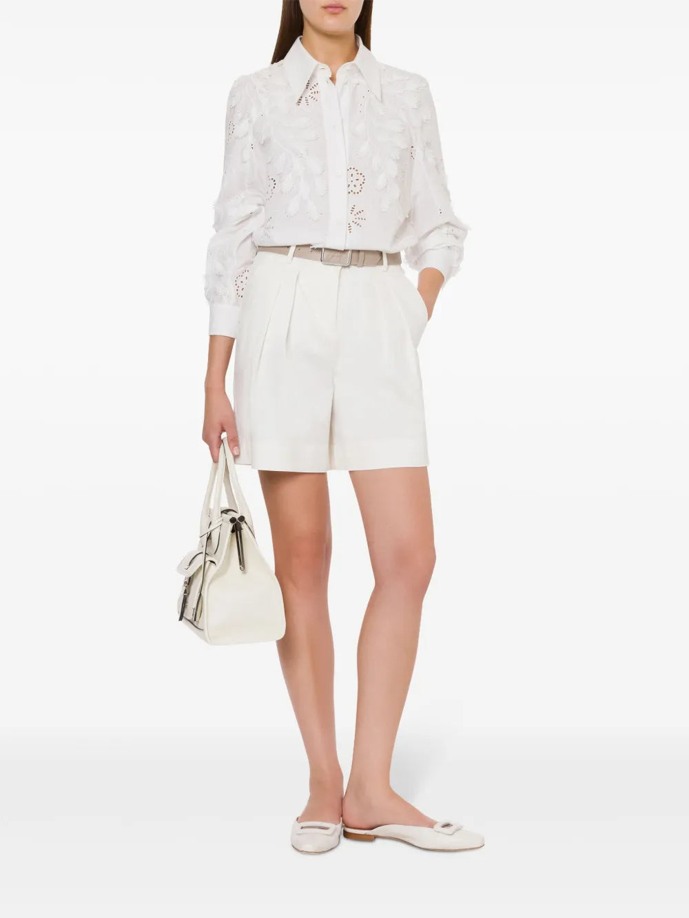 Embroidered-Design Shirt