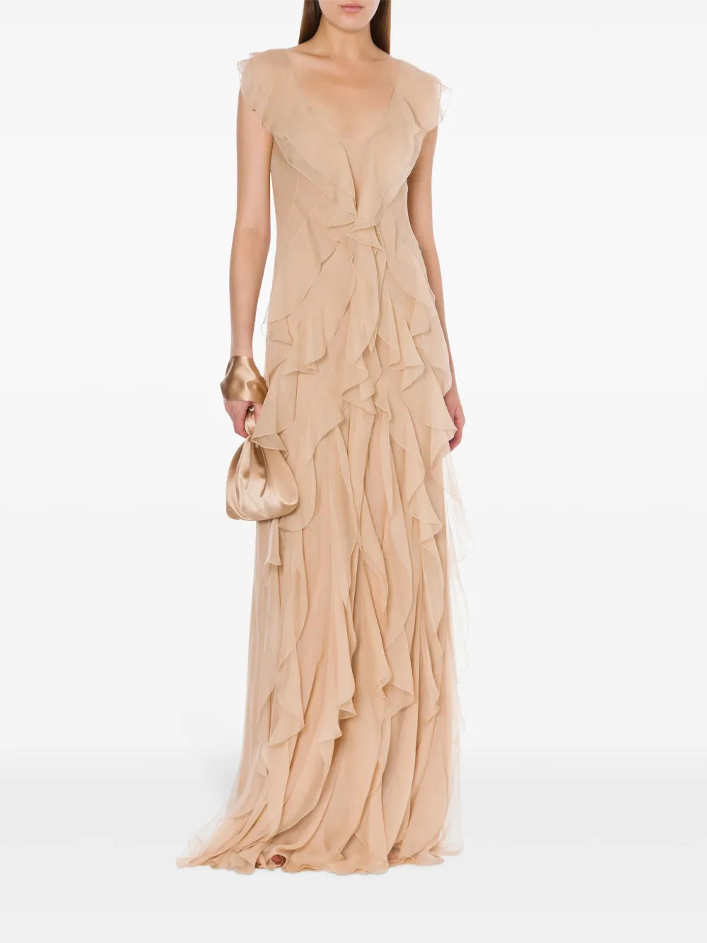 Ruffled Gown