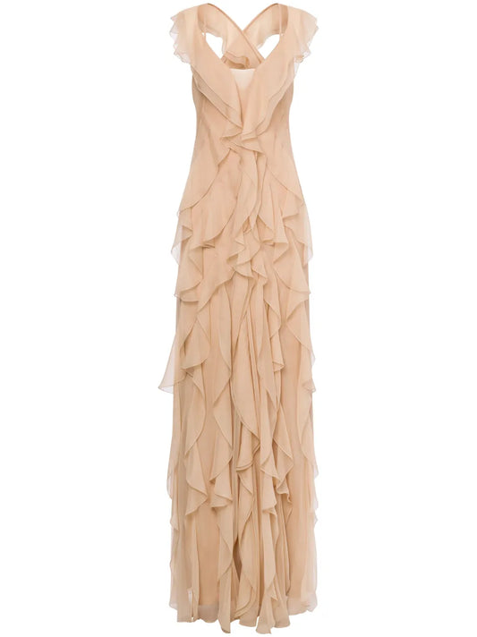 Ruffled Gown