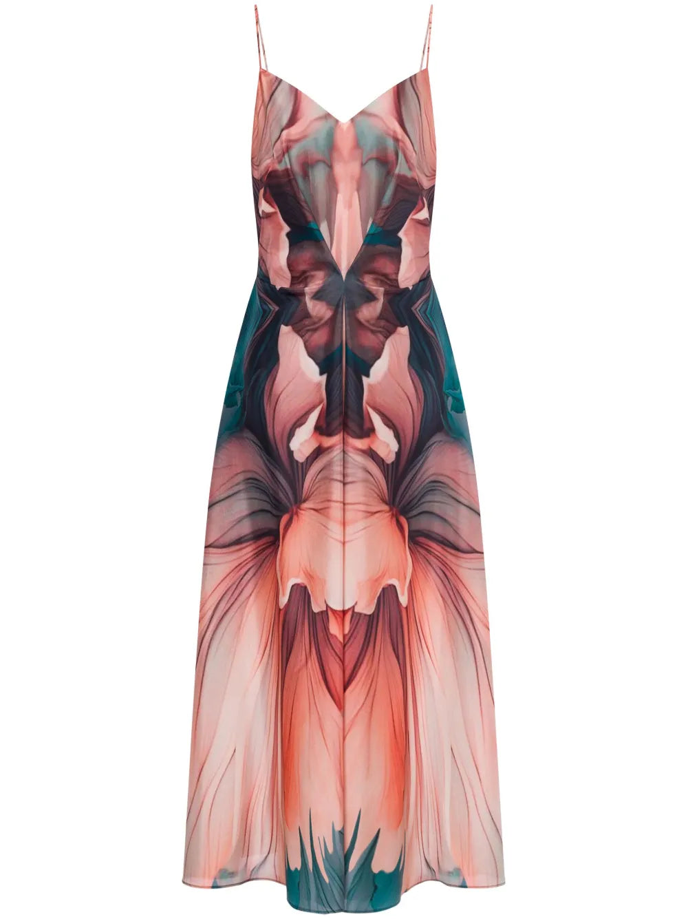 Floral-Print Midi Dress