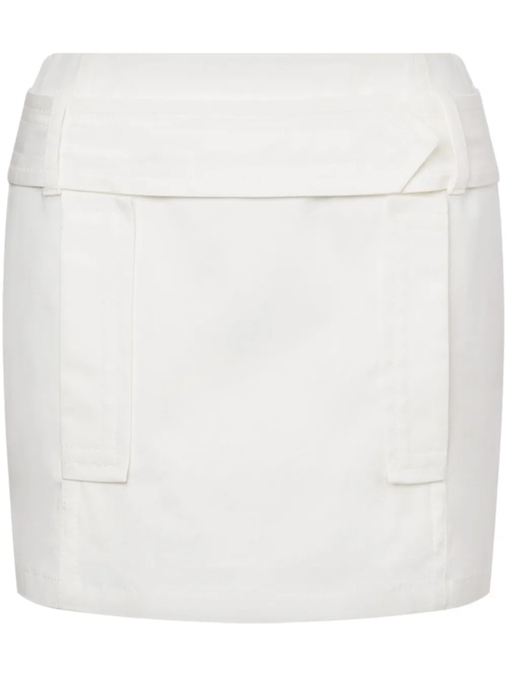 Stretch-Cotton Mini Skirt