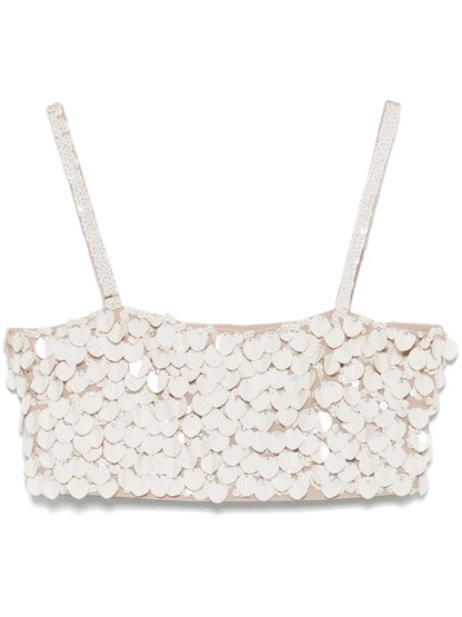 Paillette-Embellished Top