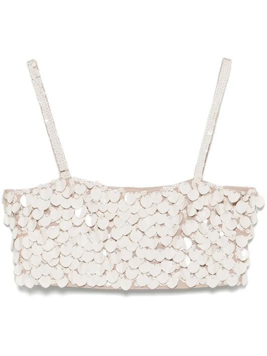 Paillette-Embellished Top