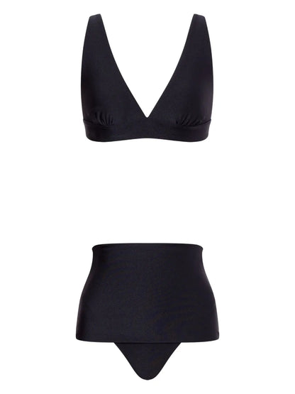 V-Neck Bikini Set