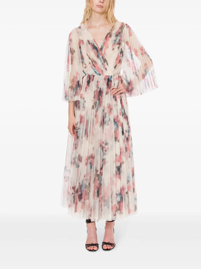 Floral-Print Maxi Dress