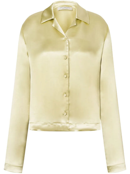 Satin-Finish Shirt
