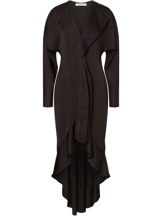 Ruffled Asymmetric Dress