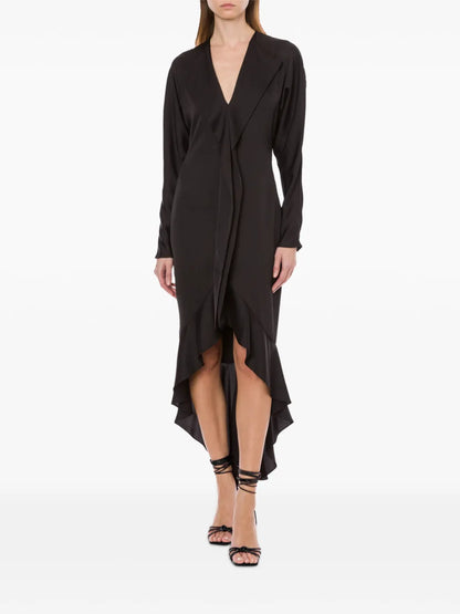 Ruffled Asymmetric Dress