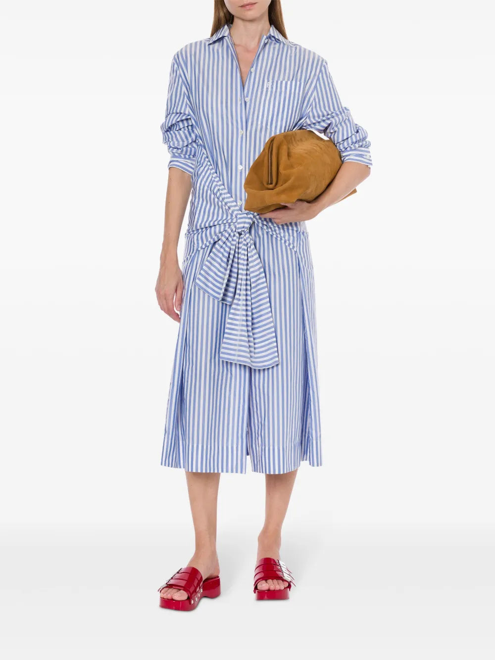Striped Shirt Dress