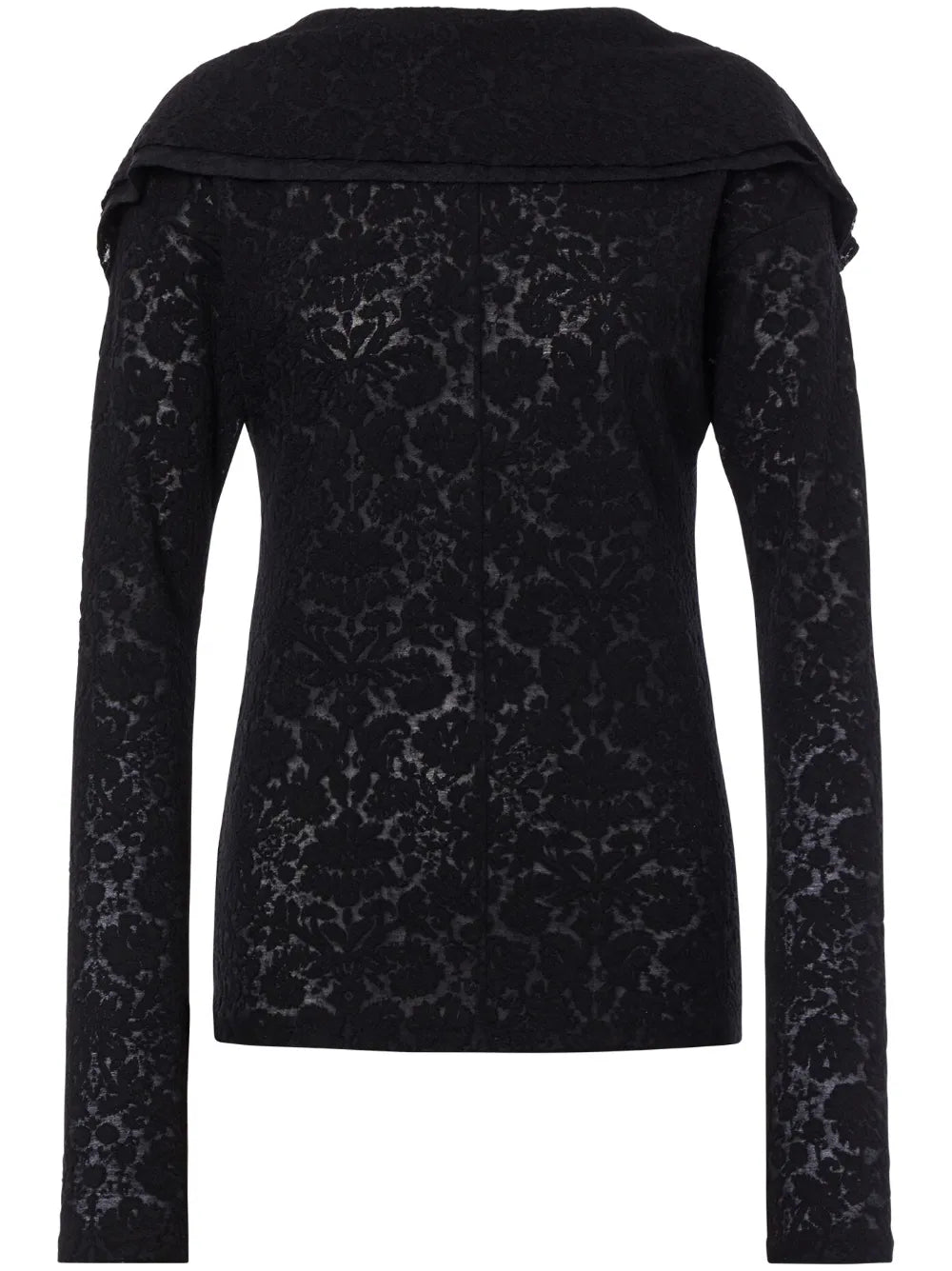 Lace-Detailing Blouse