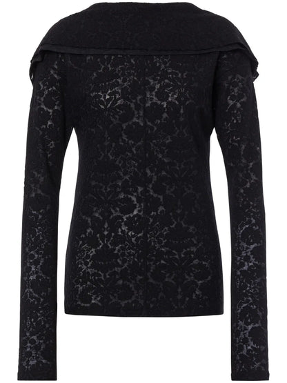 Lace-Detailing Blouse