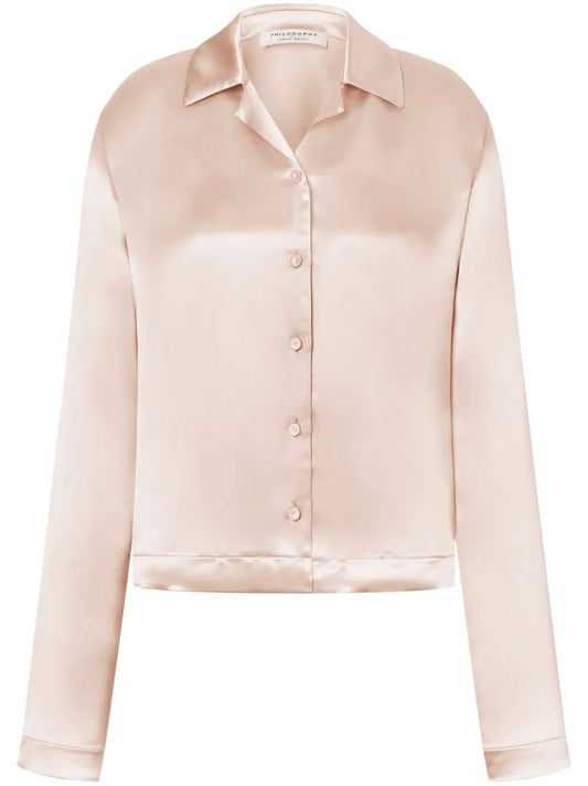 Satin-Finish Shirt