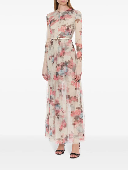 Floral-Print Maxi Dress