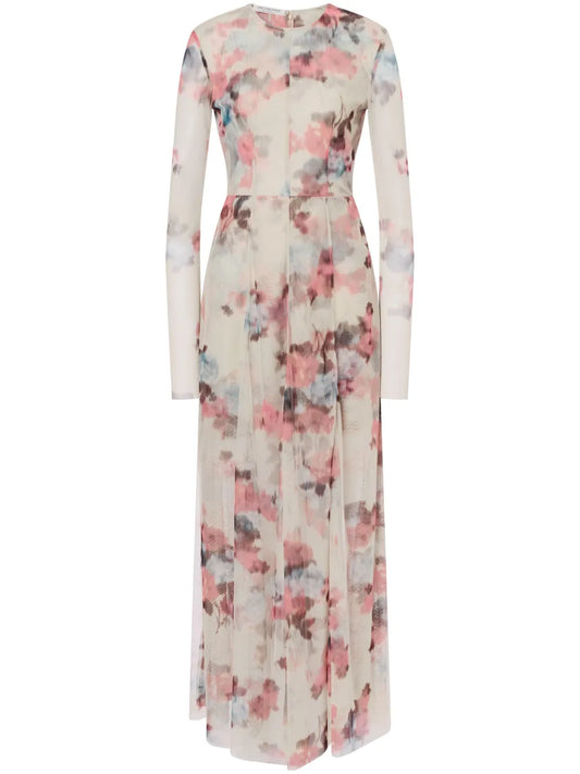 Floral-Print Maxi Dress
