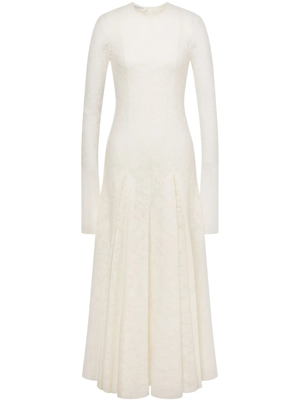 Semi-Sheer Jacquard Dress