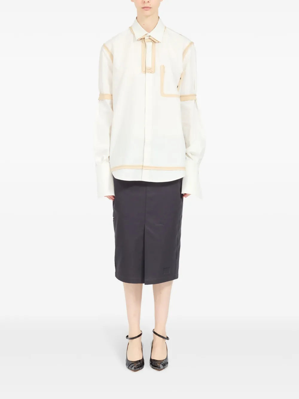 Long-Sleeve Cotton Shirt