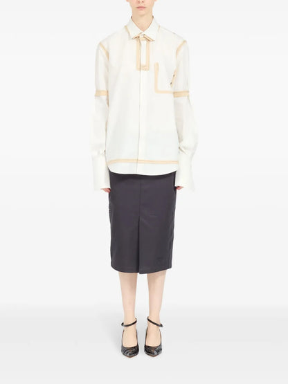 Long-Sleeve Cotton Shirt