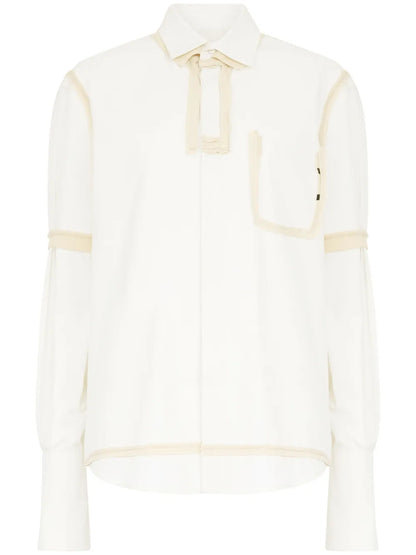 Long-Sleeve Cotton Shirt