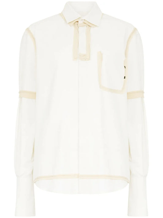 Long-Sleeve Cotton Shirt