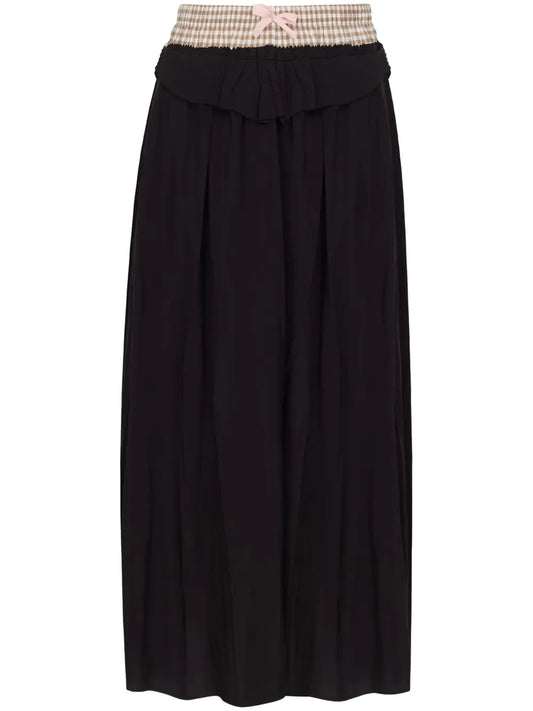 Panelled Midi Skirt