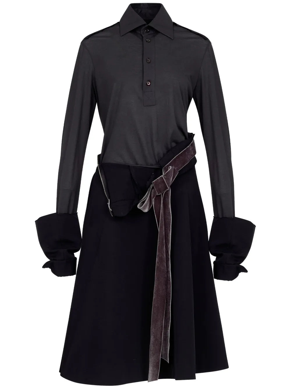 Panelled Midi Dress