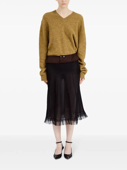 Tulle Midi Skirt