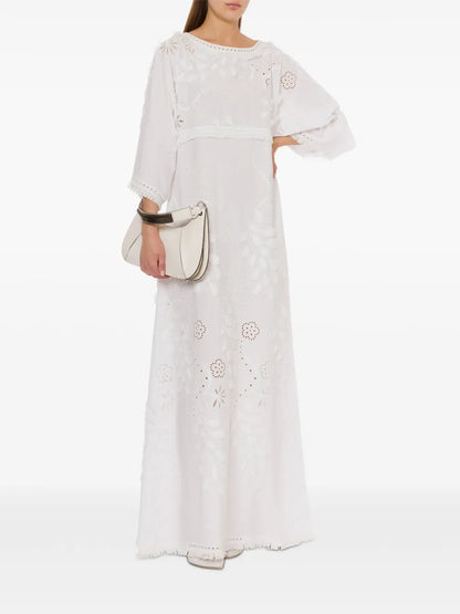 Broderie Anglaise Maxi Dress