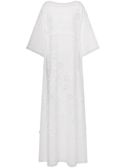 Broderie Anglaise Maxi Dress