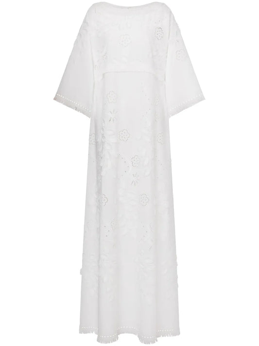 Broderie Anglaise Maxi Dress