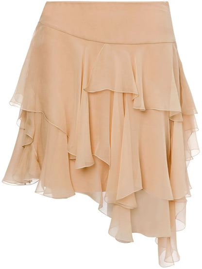 Ruffled Mini Skirt