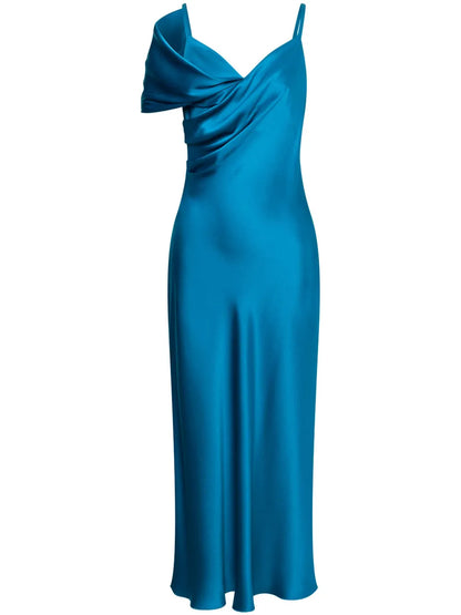 Draped Midi Dress