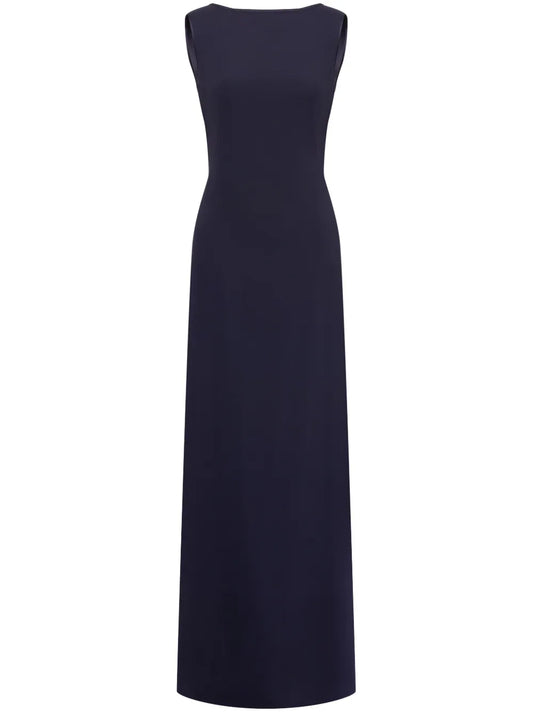 Pleat-Detail Sleeveless Dress