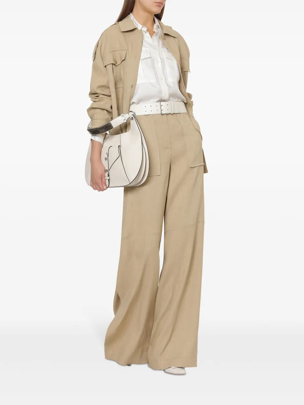 Slit Palazzo Pants