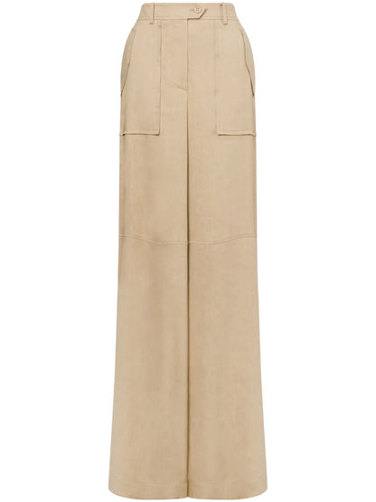 Slit Palazzo Pants