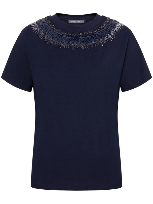 Sequin-Embellished T-Shirt